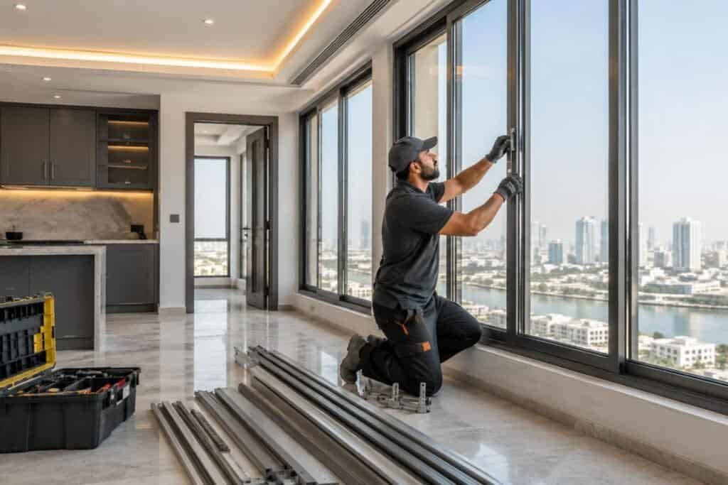 معلم المنيوم بجدة – فك وتركيب وصيانة الأبواب والشبابيك والمطابخ - صورة توضيحية رقم 4